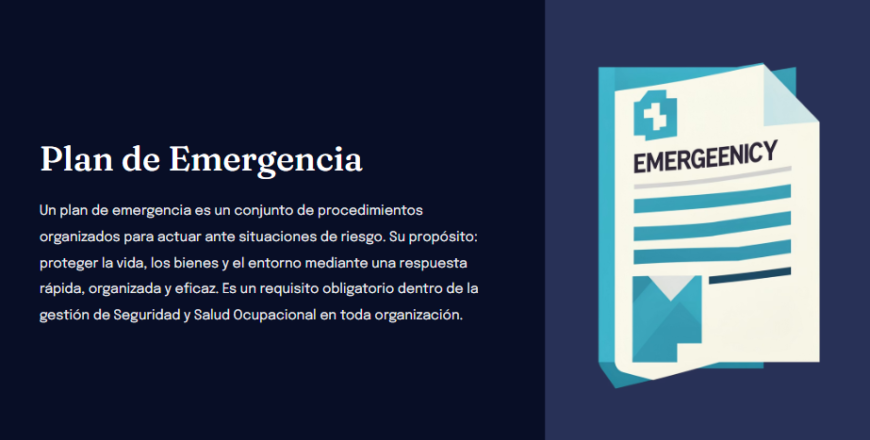 Portada plan de emergencia
